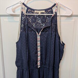 Daniel Rainn Clip Dot Maxi Dress
